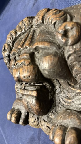 Large 18th century oak carved - century,