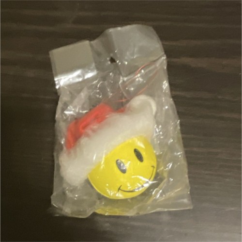 Smiley face santa - face,