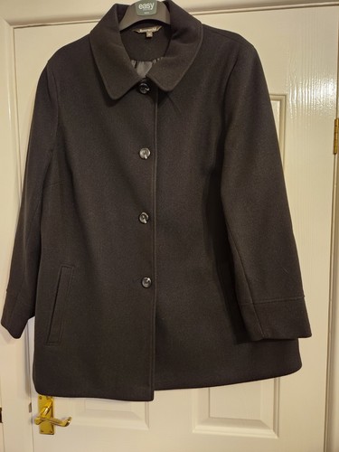 Woman smart black coat - coat,, size