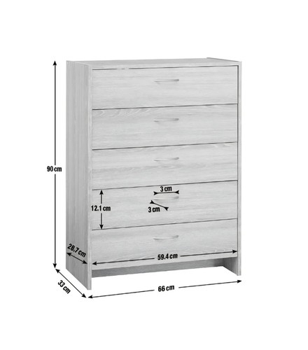 Argos home seville drawer - 5,