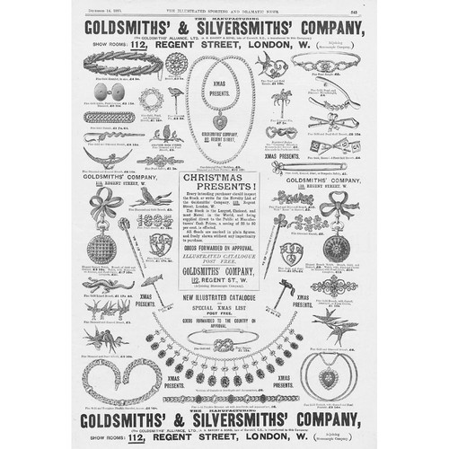 Goldsmiths silversmiths co - goldsmiths,