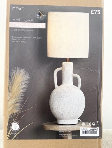 Grey next amphora table - grey,