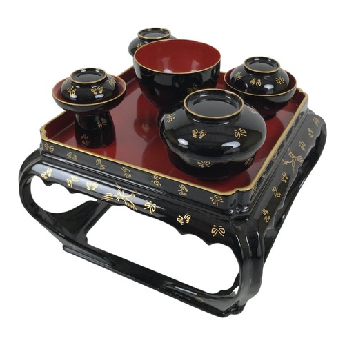 Japanese lacquer wood ozen - wood,