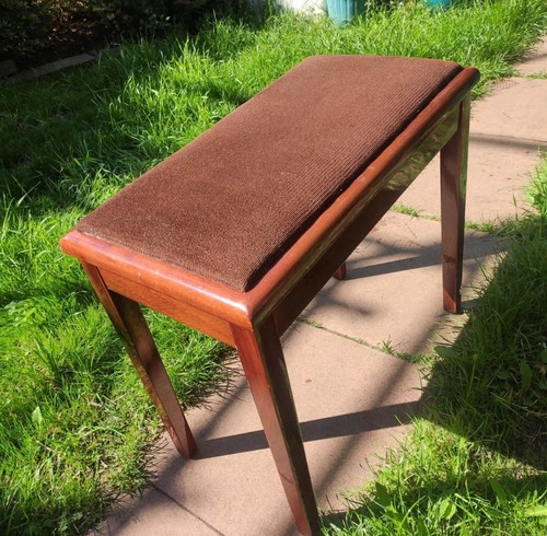 Piano stool bench - stool, mahogany