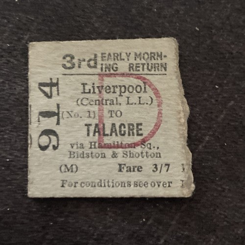 Half railway ticket - ticket,,