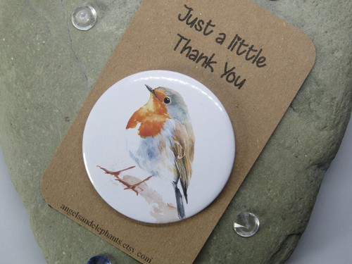 Robin pocket mirror with - pocket,