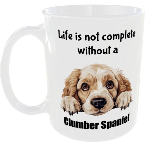Clumber spaniel mug - clumber,