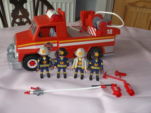 Playmobil fire engine truck - playmobil,