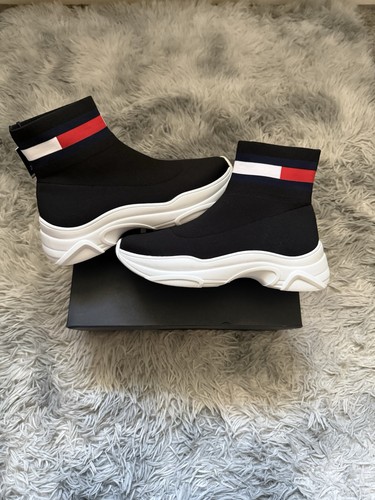 Uk6 tommy jeans black white - tommy, black/white