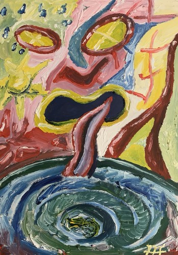 Original signed oil painting - signed,