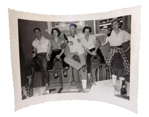 1950 snapshot photo men - 1950's,