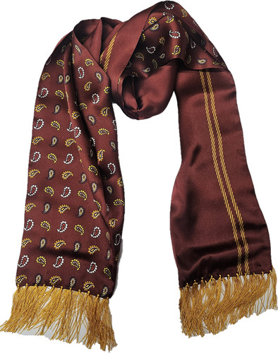 Tootal oxblood paisley print - tootal,