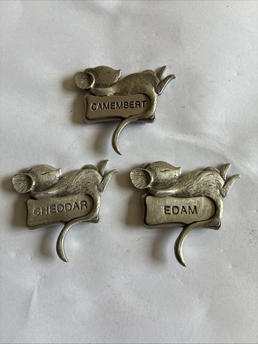 Pewter cheese markers 5cm - cheese,