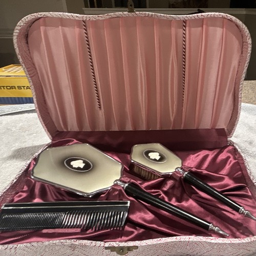 Vintage vanity grooming set - vanity,