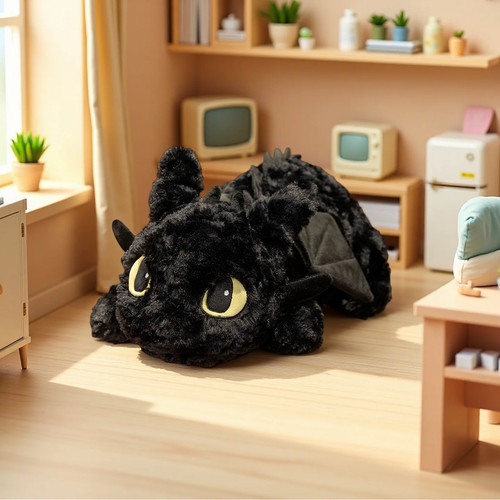 Toothless plush toy - plush, 25cm