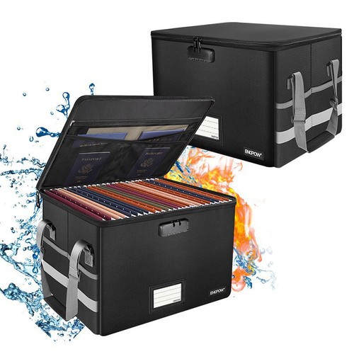 Large fireproof document box - fireproof,