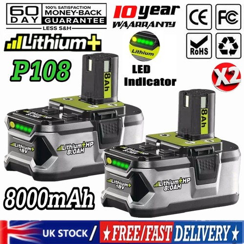 Pack battery 0ah for - battery, ryobi