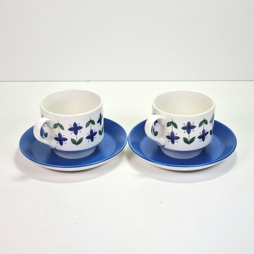 Midwinter roselle cups saucers - roselle,