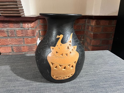 Large handmade black ceramic - large,