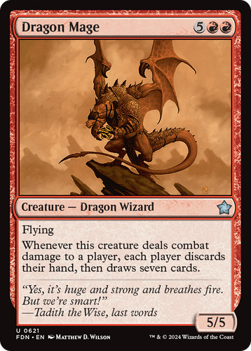 Mtg dragon mage foundations - mtg, [foundations]