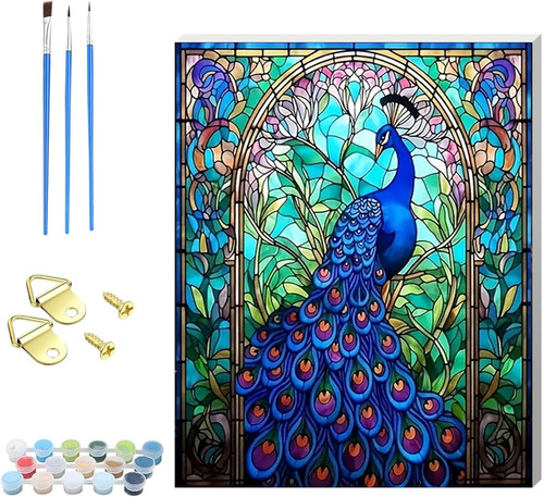 Peacock paint numbers for - peacock,