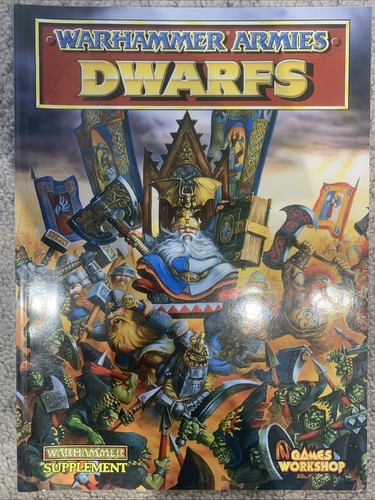 Warhammer dwarfs army book - warhammer,
