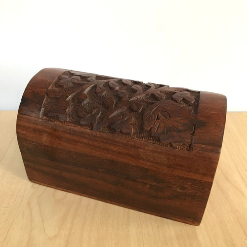 Small wooden treasure - small, chest