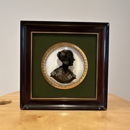 Framed miniature reverse hand - framed,