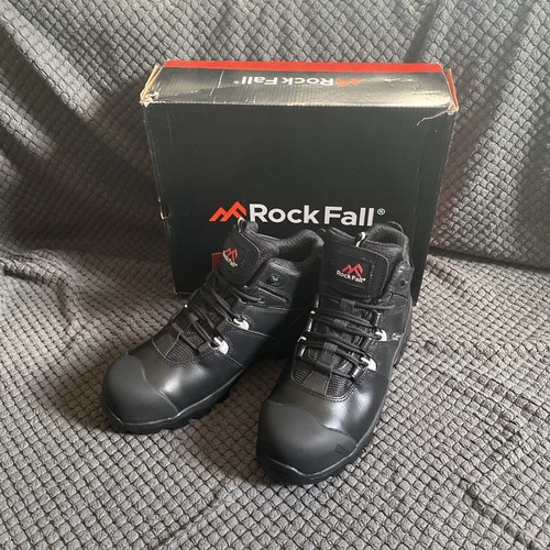 Rock fall safety - rock, boots