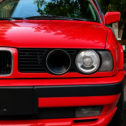 Bmw e34 headlight - bmw, cold