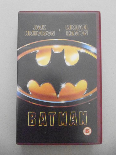 Batman 1989 vhs very rare - ,