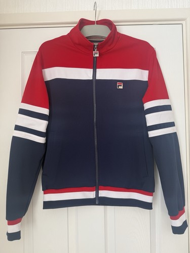 Fila tracksuit top white line - tracksuit,