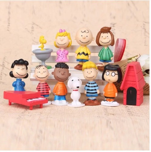 12pcs cartoon peanuts snoopy - cartoon,