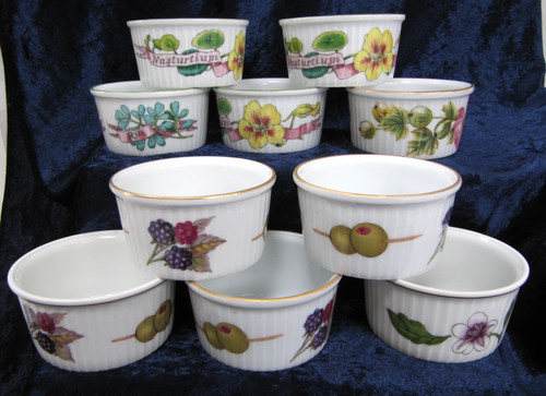 Royal worcester ramekins - 10, x