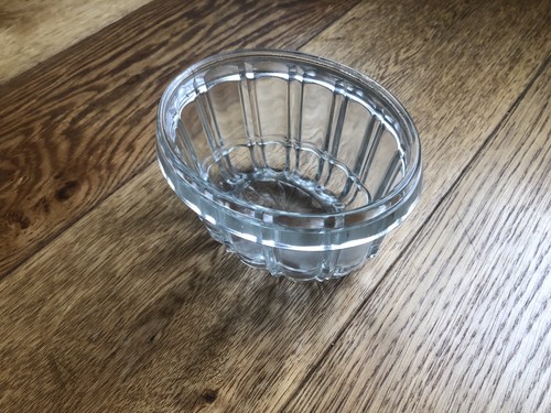 Vintage clear glass jelly - glass,