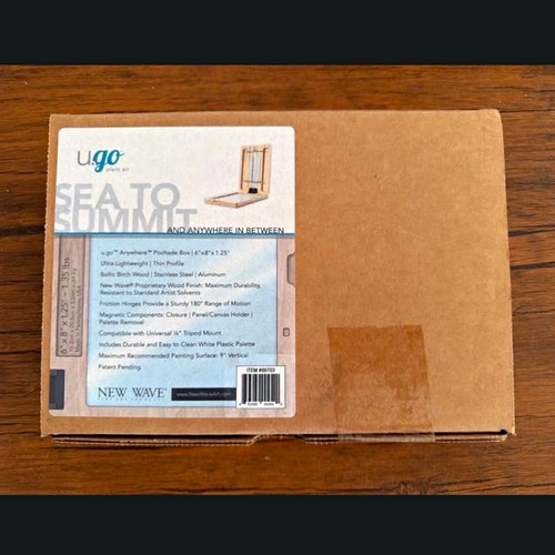 Birch wood box easel - u.go,