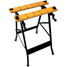 Foldable wooden workbench - foldable,