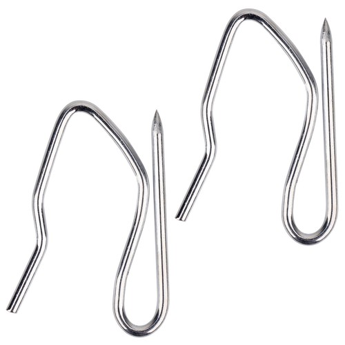 Curtain hooks metal - metal, pin