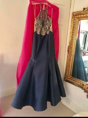 Long evening prom dress - dress, with