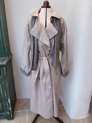 Vintage oversized trench coat - vintage,