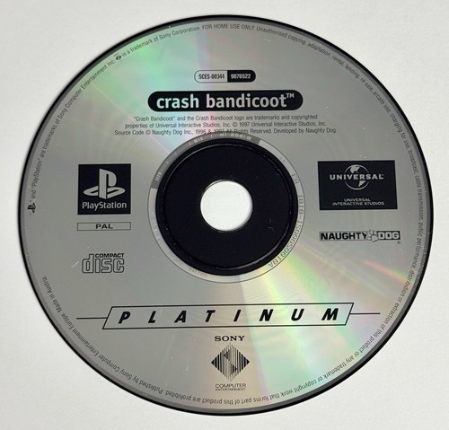 Crash bandicoot disc only - -,