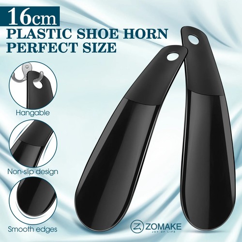 2pcs black shoe horn - black,