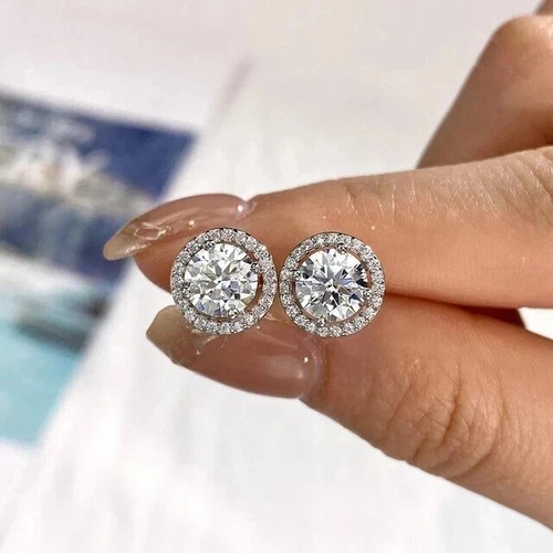 2ct round cut - 2ct, moissanite