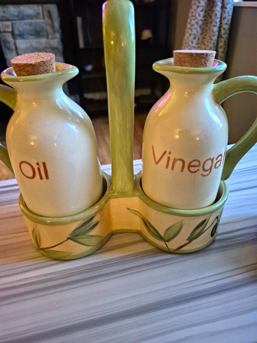 Ceramic oil vinegar - oil, 3pc