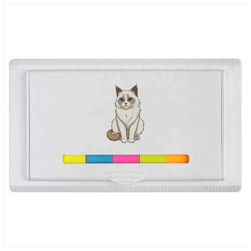 Birman cat sticky note ruler - sticky,