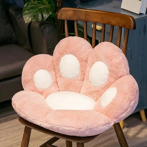 Kawaii cat paw plush - cat, cushion