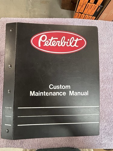 Peterbilt 387 factory shop - peterbilt,