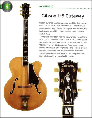 1934 gibson cutaway - 1934, l-5