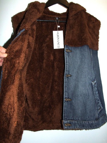 Nwt giovanco worn - worn, faux