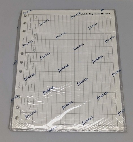 Filofax rare deskfax vehicle - filofax-rare,